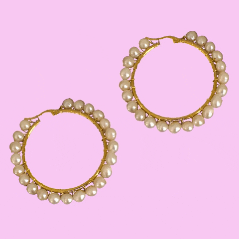 Hoops Earrings GIF by Kichucollective