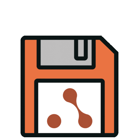 Cloud Backup Sticker by Adentro