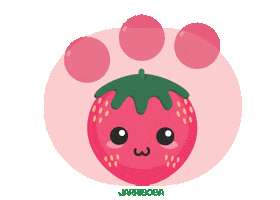 I Love You Strawberry Sticker by Jarritos