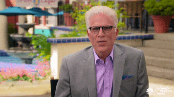 TV gif. Ted Danson as Michael in The Good Place nods and says, “Yes, it’s true.”