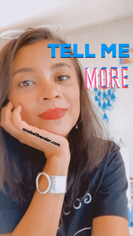 Tell Me More GIF by Anabell