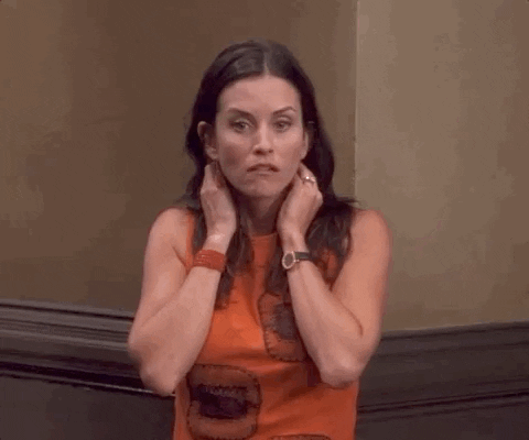 Episode 7 Monica GIF by Friends - Find & Share on GIPHY