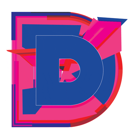Typography D GIF by juliechicago