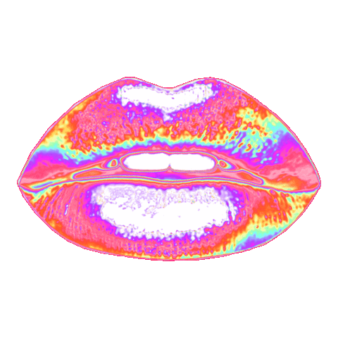 Colors Lips Sticker by WaelOnline