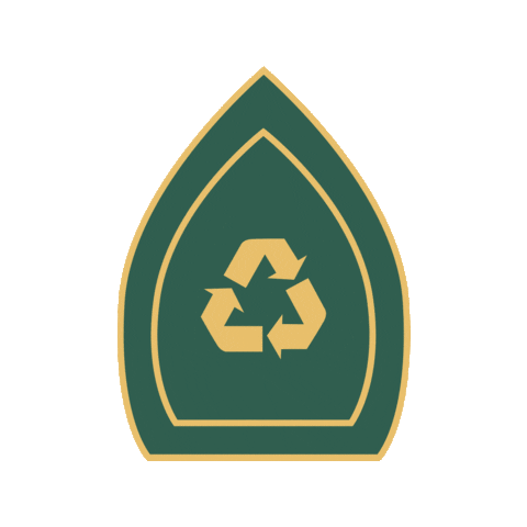 Santa Recycle Sticker by Branding a Better World