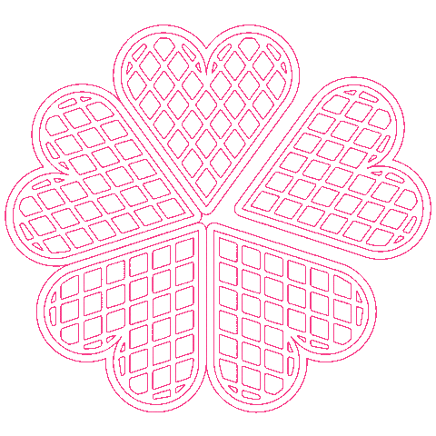 Wirre Waffeln Sticker