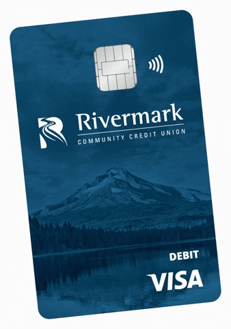 Debit Card Visa GIF by Rivermark Community Credit Union
