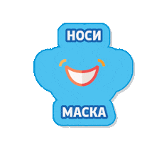 Mask Makedonija Sticker by KoronavirusMK