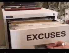 Excuse GIF by MOODMAN - Find & Share on GIPHY