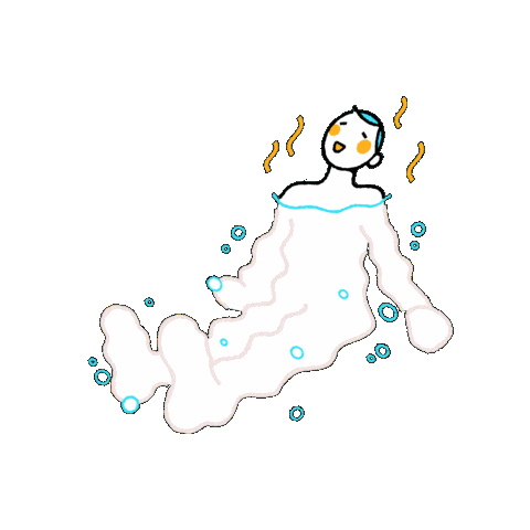 Bath Sento Sticker by Suehiroyu oimachi