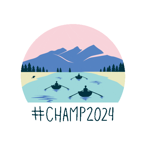 Water Kayak Sticker by Champlain College
