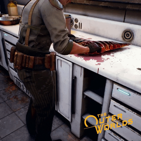 Obsidian Food Prep GIF by The Outer Worlds