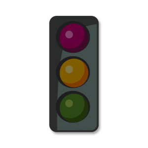 Traffic Light Stop GIF