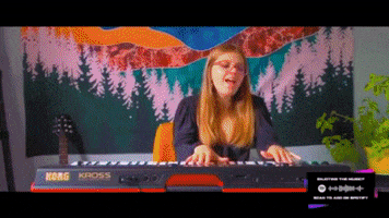 Singer Piano GIF by Elton Audio Records
