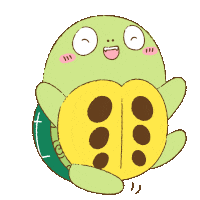 Happy Turtle Sticker