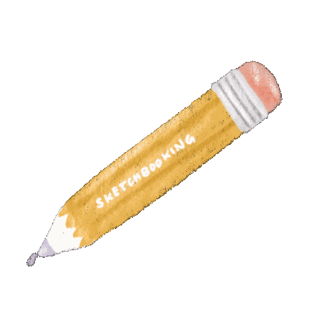 Writing Pencil Sticker by RBillustrationStudio