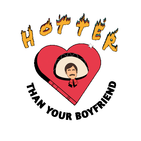 Hot Sauce Heart Sticker by Tapatio Hot Sauce