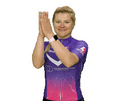 Cycling Claps Sticker by Loughborough Sport