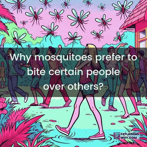 Mosquito Bites Genetics GIF by ExplainingWhy.com