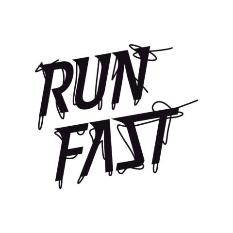 Run Fast Sticker