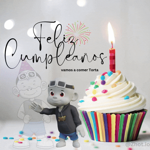 Feliz Cumple GIF by Zhot