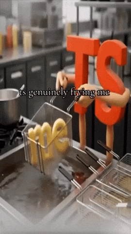 Ts Frying GIF