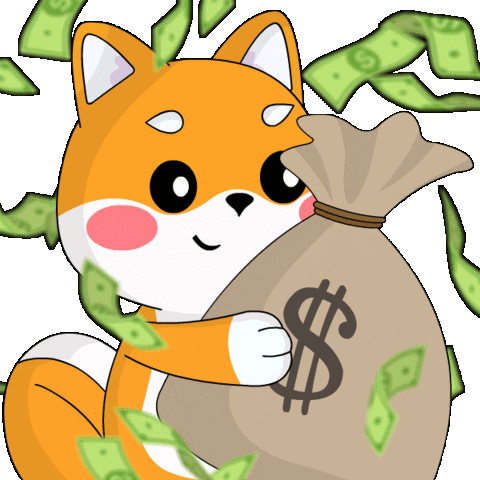 Money In The Bank Dog Sticker by Pudgy Memez