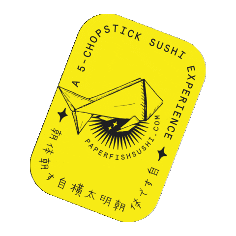 PAPERFISH SUSHI Sticker