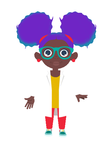 Happy Girl Sticker By Young gif