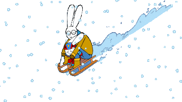 Joyeux Noel Course Sticker by Simon Super Rabbit