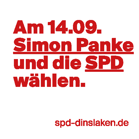 Kommunalwahl Sticker by SPD Dinslaken
