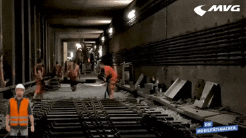 Men At Work Tunnel GIF by MVG