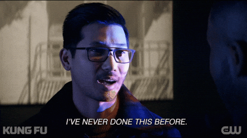 Ive Never Done That Before Gifs Get The Best Gif On Giphy