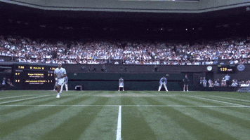 centre court federer GIF by Wimbledon
