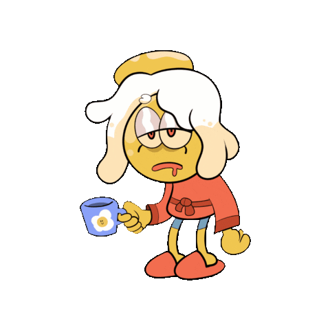 Sad Coffee Sticker