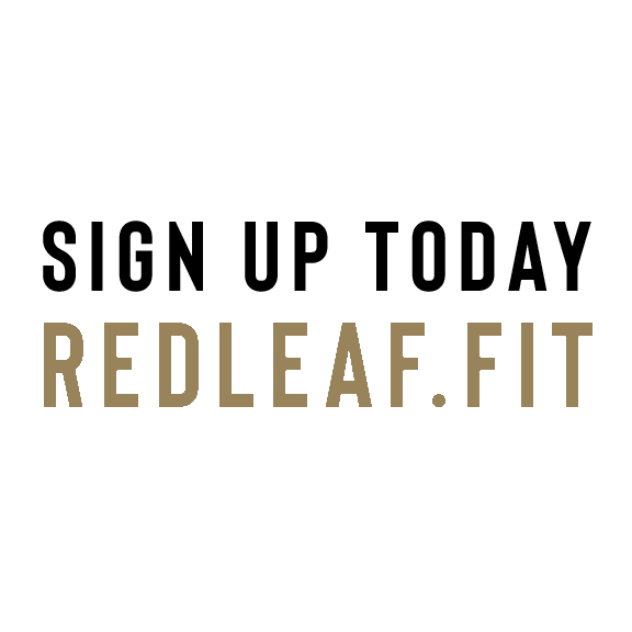 Red Leaf Fitness Sticker