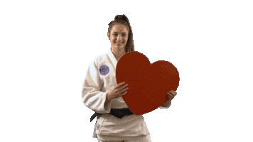 Sport Heart Sticker by Paris Saint-Germain Judo