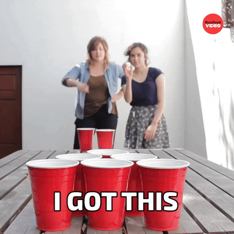 Throwing I Got This GIF by BuzzFeed
