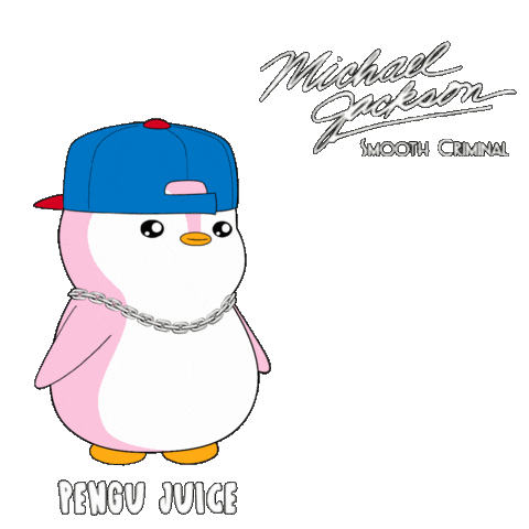 Michael Jackson Dancing Sticker by Pengu Juice Co.