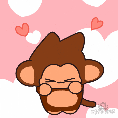 I Love You Hearts GIF by Chimpers