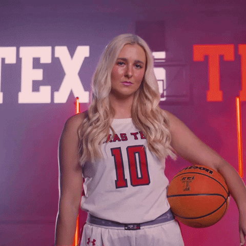 Bryn Gerlich GIF by Texas Tech Women's Basketball