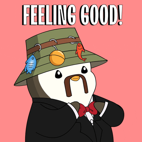 Suit Up Feeling Good GIF by Pudgy Penguins
