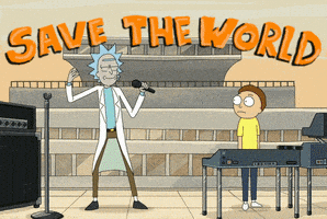 Vote Now Rick And Morty GIF by INTO ACTION