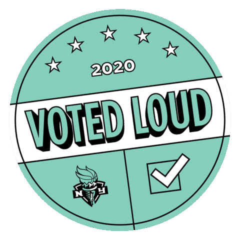 2020 Election Vote Sticker by New York Liberty