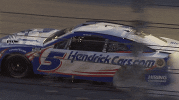 Kyle Larson Burnout GIF by NASCAR
