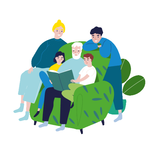 Kids Lesen Sticker by SOS Kinderdorf Hamburg