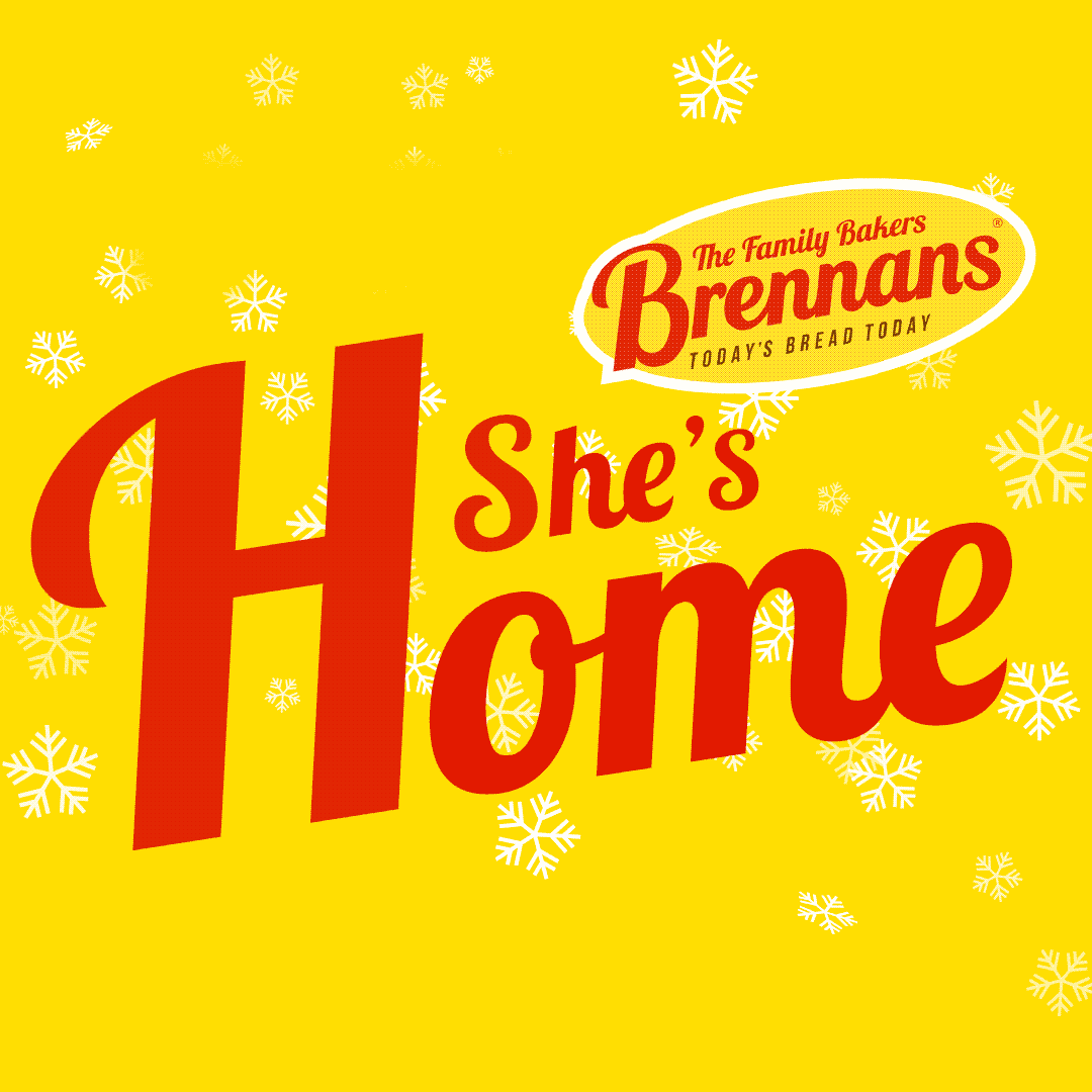 BrennansBread_Ireland christmas snow home welcome GIF
