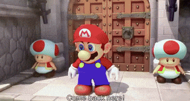 Tripping Super Mario GIF