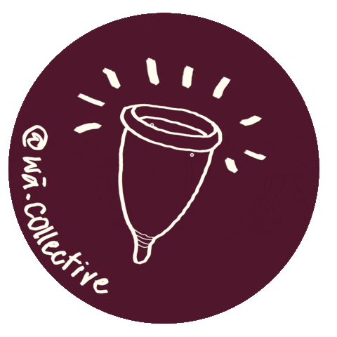 Cup Period Sticker by Wā Collective