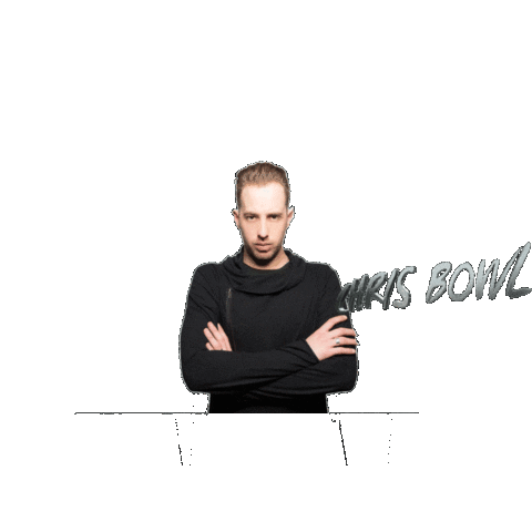 Dj Sticker by Chris Bowl